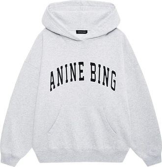 Anine Bing Harvey Sweatshirt New Classic - Medium Heather Grey