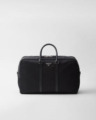Prada Re-Nylon and Saffiano leather duffel bag