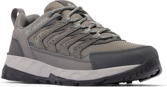 Columbia Mens Strata Trail Low Hiking Shoe, Charcoal/Ti Titanium, 8.5 UK