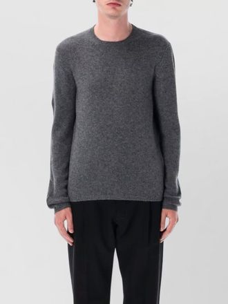 Prada cashmere crew neck sweater long sleeves