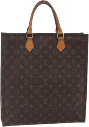 Louis Vuitton Pre-owned Canvas Tote Bag - Dames - Vintage Shopper - Bruin - ONE Size - Vintage