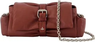 Vivienne Westwood Hazel Treasure Clutch Burgundy
