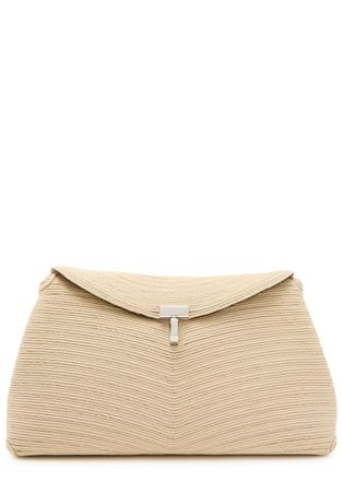 Toteme T-lock Rope Clutch - Pearl - One Size
