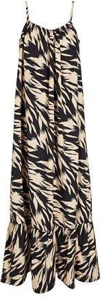 8 by YOOX PRINTED COTTON MAXI DRESS