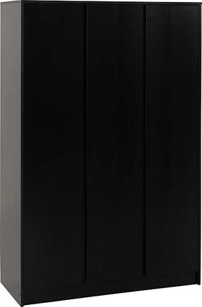 Seconique MALVERN 3 DOOR WARDROBE - BLACK - SECONIQUE | TJ Hughes