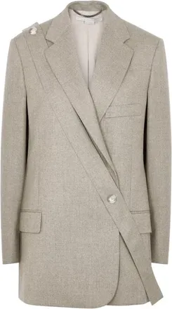 Stella McCartney Grey Rylee Wool Blazer Size S