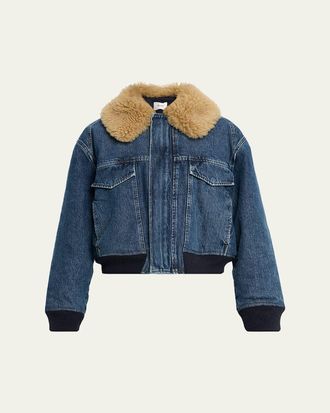 Frame Denim The Shearling Aviator Jacket