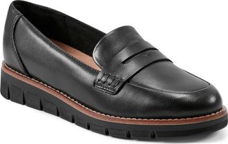 Easy Spirit Velia Penny Loafer in Blk02 at Nordstrom, Size 10.5