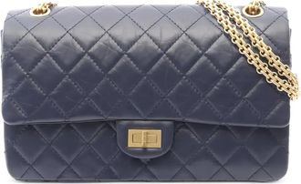 Chanel Borsa a spalla 2.55 matelassé con catena 2021 - Blu