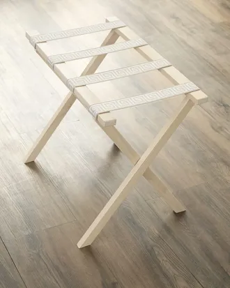 Gate House Furniture Greek Key Luggage Rack