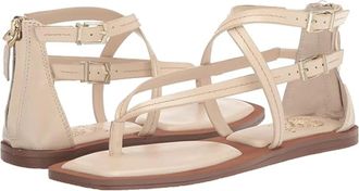 Vince Camuto Womens Vince Camuto Brenndie Sandals Warm Vanilla Square Toe Slip-On HAWK762