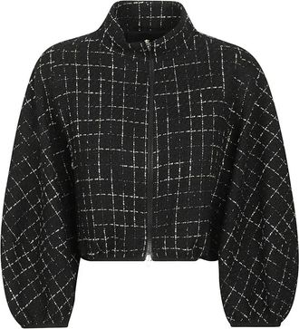 Herno Zwarte Katoenmixjas Made in Italy - Dames - Zomerjassen - Zwart - M - Katoen - Jassen