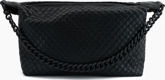 Like Dreams Womens Morgan Baguette Vegan Crossbody Bag In Black