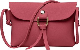 Generic Cover Telephone Bag Solid Shoulder Tassels Womens Body Fashion Bag Mens Purses Or Shoulder Bags (Wine red, One Size)