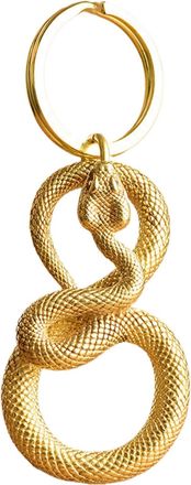 Generic Portable Snake Keychain - Snake Shape Backpack Pendant | 1.97x1.18 Inches Snake Keychain, Snake Shape Backpack Pendant, 2025 Snake Year Decor, Brass S