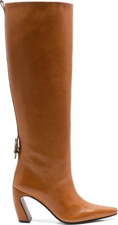 Free People Womens Date Night Knee High Boot In Tan