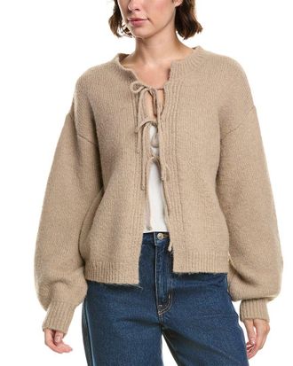 Elan Elan Tie-Front Cardigan