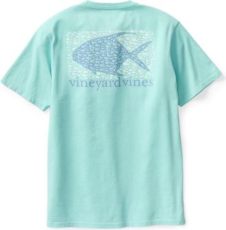 Vineyard Vines Big & Tall Tarpon Whale T-Shirt in Aqua Haze at Nordstrom, Size 3X Big