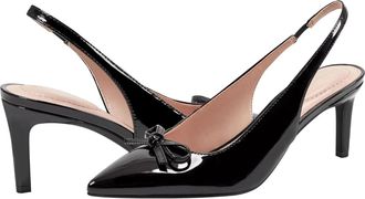 Bandolino Shane Pump Black Pointed Toe Stiletto Heel Slingback HTAT857