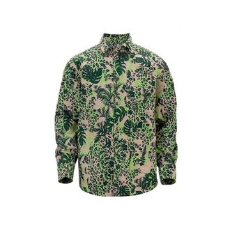 New Era Overhemd jungle - Heren - Casual Overhemden - Groen - L - Overhemden