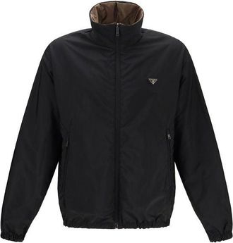 Prada Recycled Polyamide Down Jacket - Brown