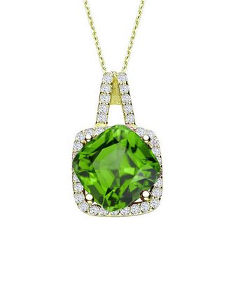 Genevive 14K Over Silver Necklace