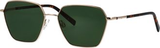 Humphrey's Sonnenbrille HUMPHREY&acute;S EYEWEAR Modell 586147, Herren, gold, leicht gl&auml;nzend, Sonnenbrillen Sonnenbrille