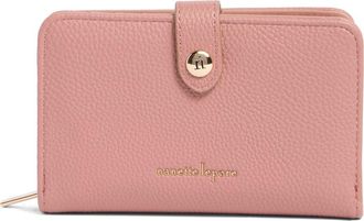Nanette Lepore Faux Leather Wallet in Aged Rose at Nordstrom Rack