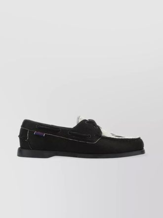 Sebago portland raw calf hair loafers