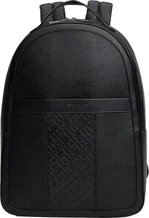 Tommy Hilfiger Tassen, unisex, Zwart, ONE Size, Monogram Centrale Rugzak