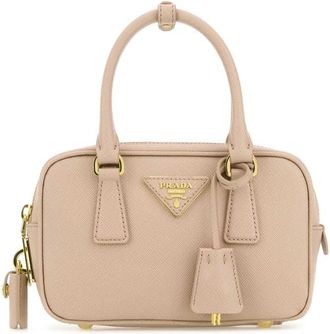 Prada Sand Leather Handbag