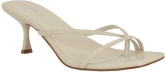 Calvin Klein Axella Toe Loop Sandal in Ivory at Nordstrom, Size 7.5