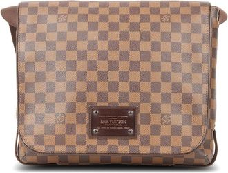 Louis Vuitton Brown Damier Ebene Coated Canvas Brooklyn MM (Authentic Pre- Loved)