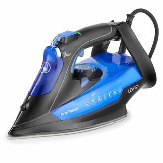 Lewis's Iron Pro Power 3000W Steam Iron | TJ Hughes Black/Blue