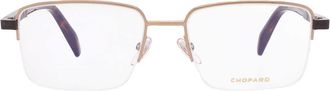 Chopard Demo Rectangular Mens Eyeglasses VCHF55 08FF 56