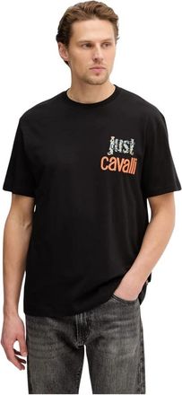 Just Cavalli T-shirt - Heren - T-shirts - Zwart - M - Katoen - Tops