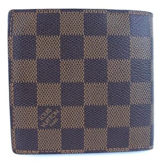 Louis Vuitton Pre-owned Wallets, male, Brown, Size: ONE SIZE Pre-owned Portefeuille Marco Damier Wallet
