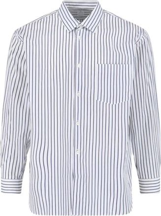 Comme Des Gar&ccedil;ons Casual Shirts, male, Multicolor, Size: L Woven Stripe Shirt