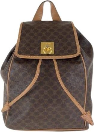 Celine Pre-owned Backpacks, female, Brown, Size: ONE SIZE Pre-owned Plastic Backpack