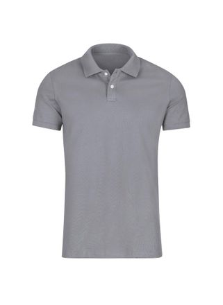 Trigema Poloshirt TRIGEMA TRIGEMA Poloshirt aus elast. Piqu&eacute;, Damen, Gr. XXL, grau (cool, grau), 94% Baumwolle, 6% Elasthan, Basic, Shirts Poloshirt