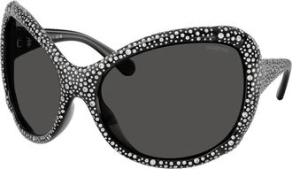 Swarovski Sk 6052 Zonnebrillen - Dames - Zonnebrillen - Grijs - ONE Size - Accessoires