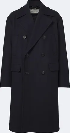 Dries Van Noten Double-breasted wool-blend coat