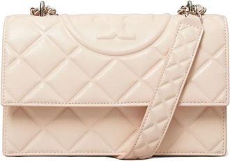 Tory Burch Borsa a spalla Fleming piccola - Rosa