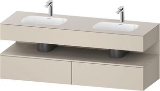 Duravit Qatego Lavabo Encastrado Con Base De Lavabo Consola, - Duravit