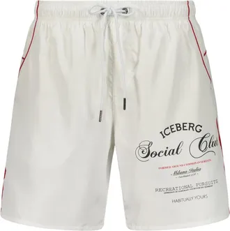 Iceberg Uomo, Costumi da bagno, Bianco, M, new