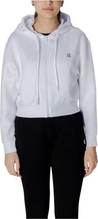 A|X Armani Exchange Mujer, Sudaderas, Blanco, Talla: XS