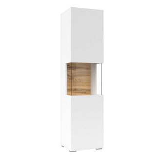 Petits Meubles Vitrina 1 puerta paneles hdf blanco