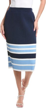 T Tahari Ribbed Midi Skirt