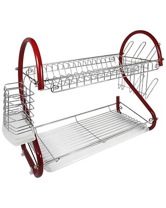 Better Chef 22-Inch 2-Tier Chrome Dish Rack