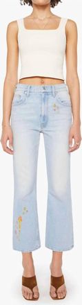 Mother Scooter Ankle Bootcut Jeans In Going Out On A Limb
